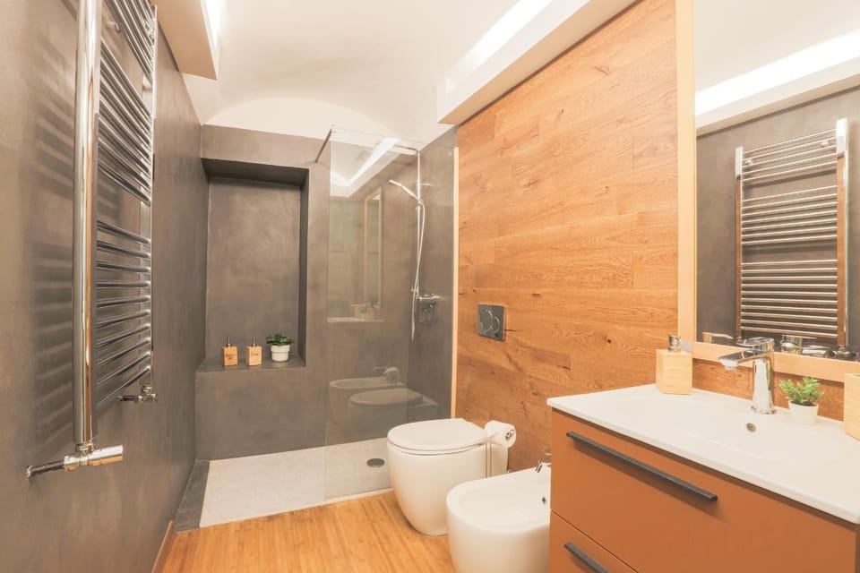 Shower, Toilet, Bathroom, towels