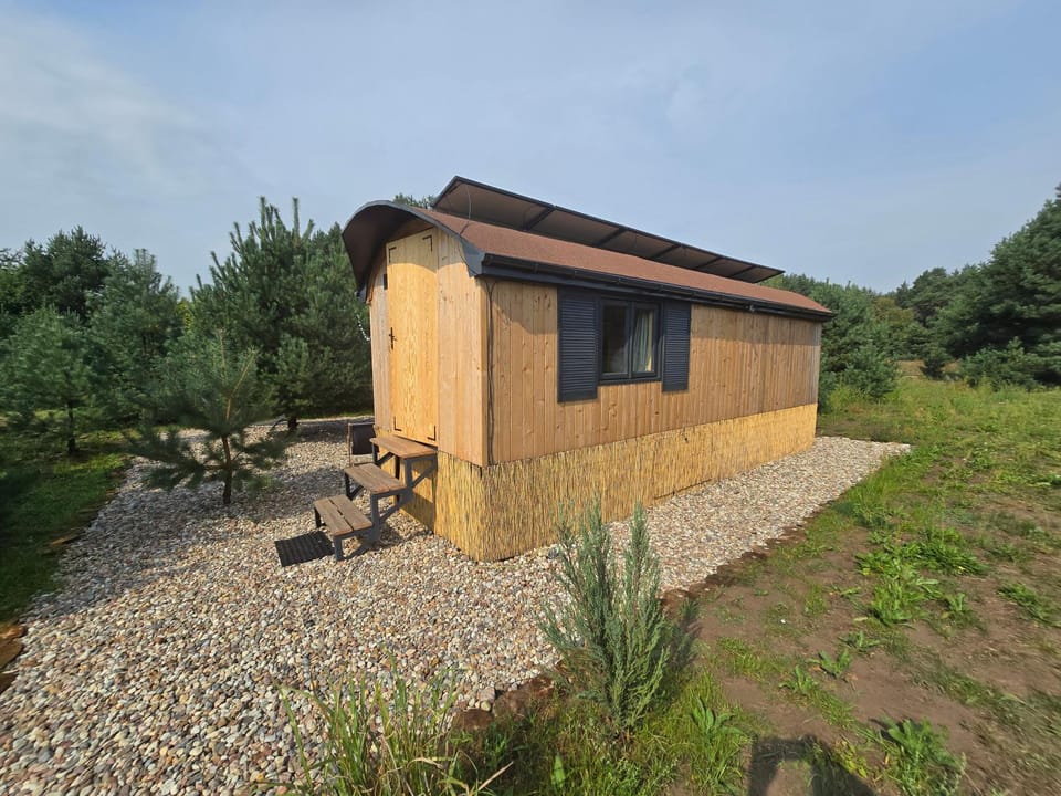 Oaza Święty Spokój - domek z balią i jacuzzi House in Masovian Voivodeship