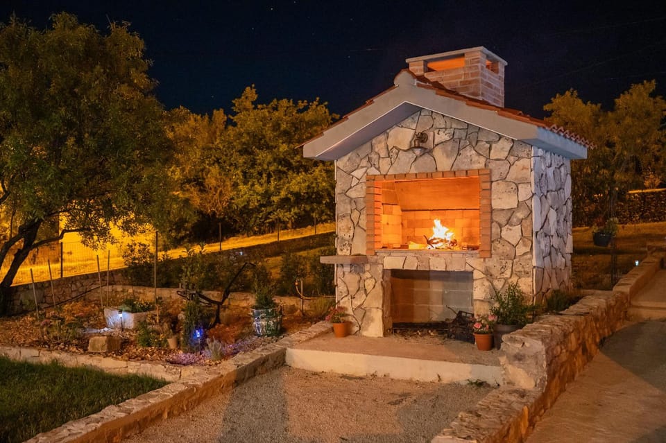 Property building, Night, BBQ facilities, Garden, Garden view