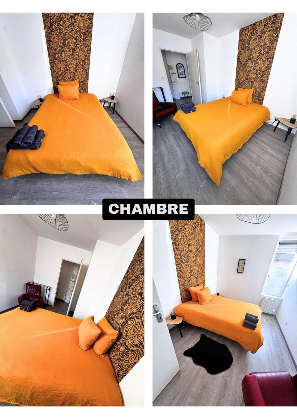 Photo of the whole room, Bedroom