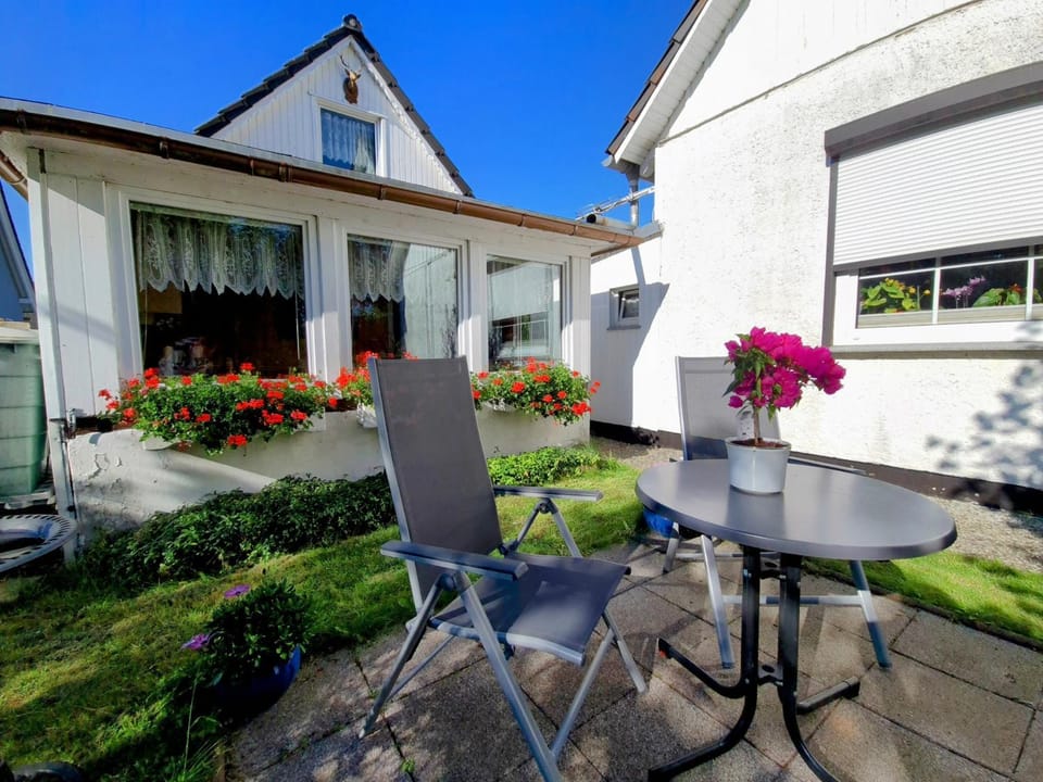 Property building, Spring, Garden, View (from property/room), Seating area, Garden view