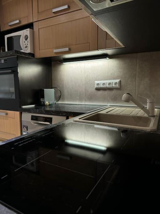 Kitchen or kitchenette, dishwasher