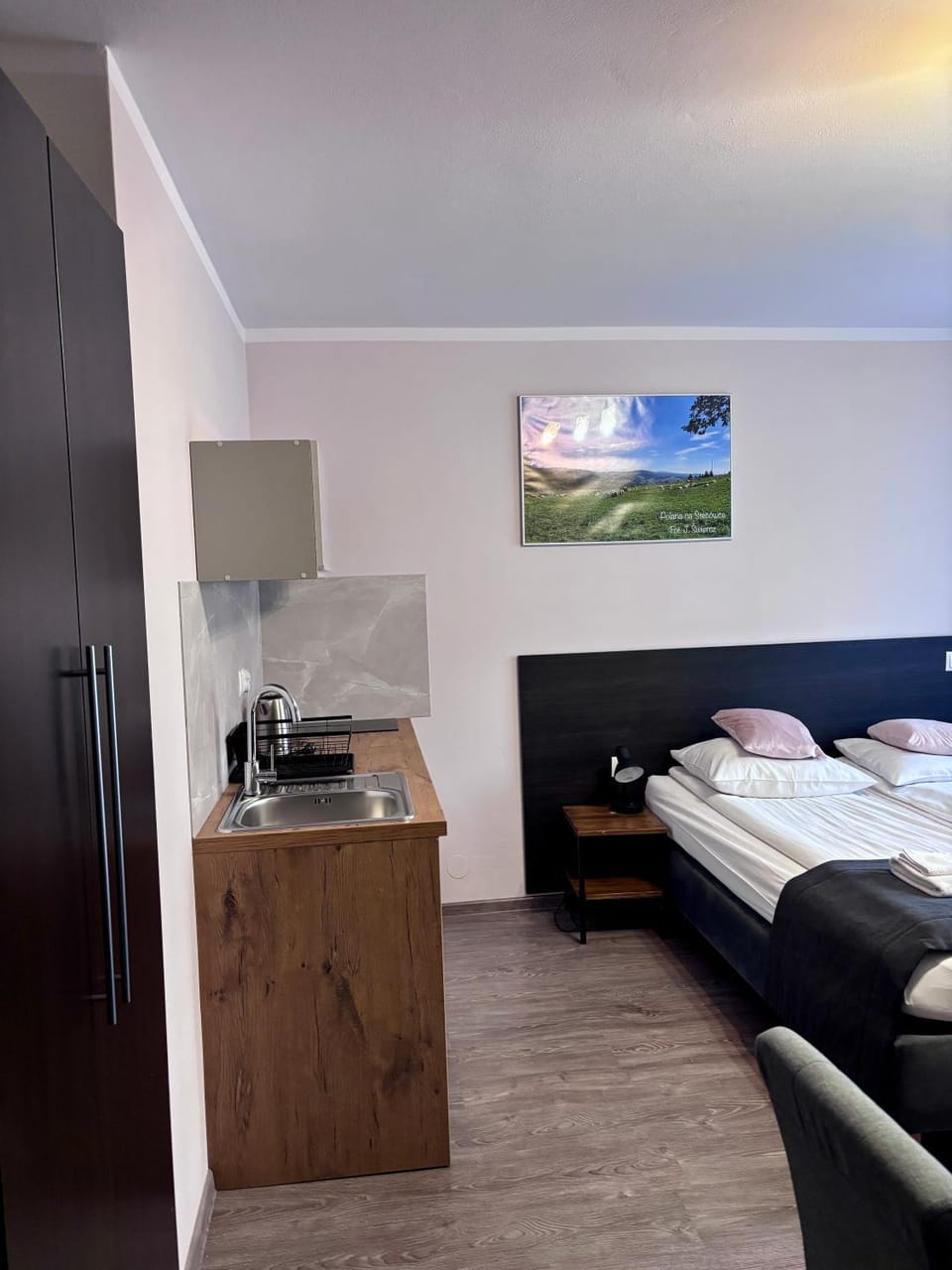 Kitchen or kitchenette, Bedroom