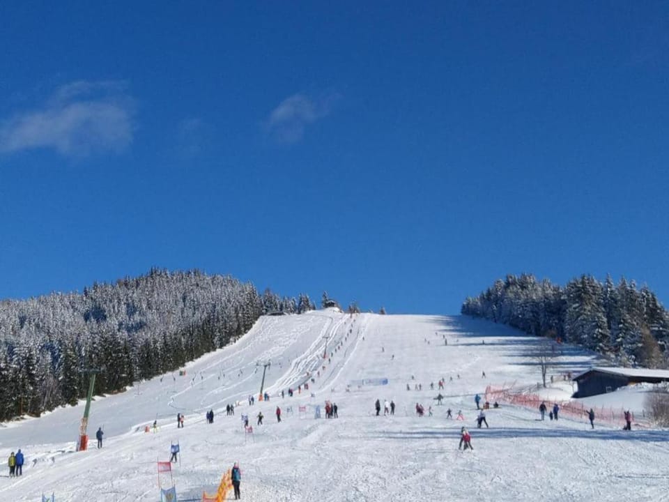 Winter, Skiing