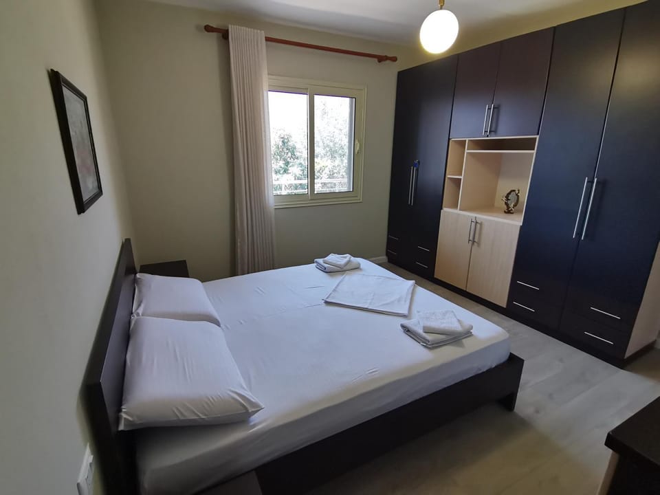 Bedroom, wardrobe, air conditioner