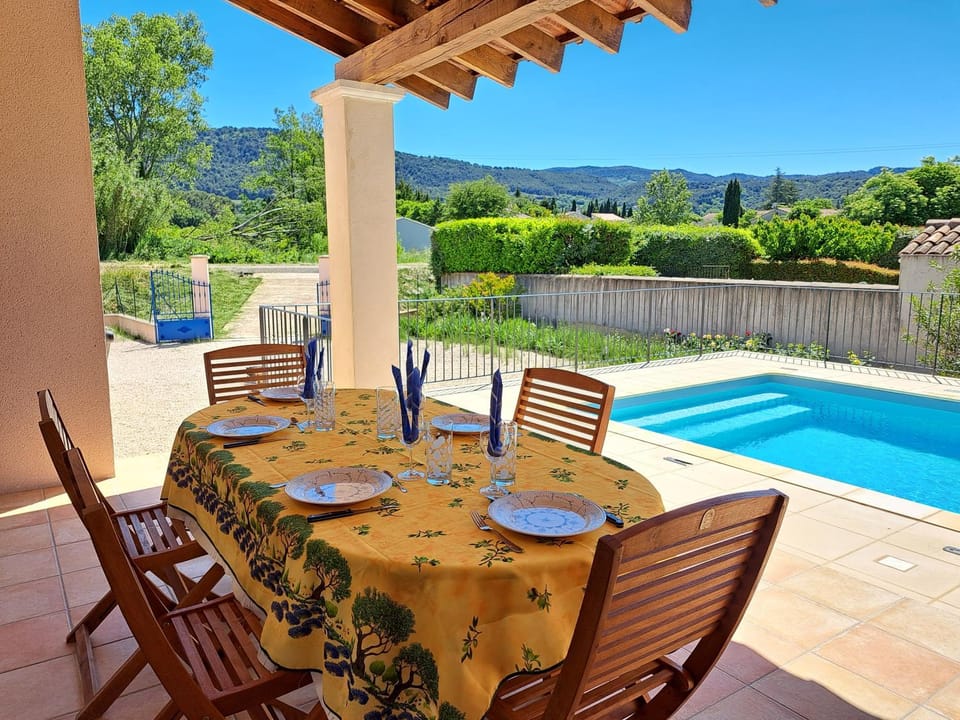 View (from property/room), Balcony/Terrace, Swimming pool