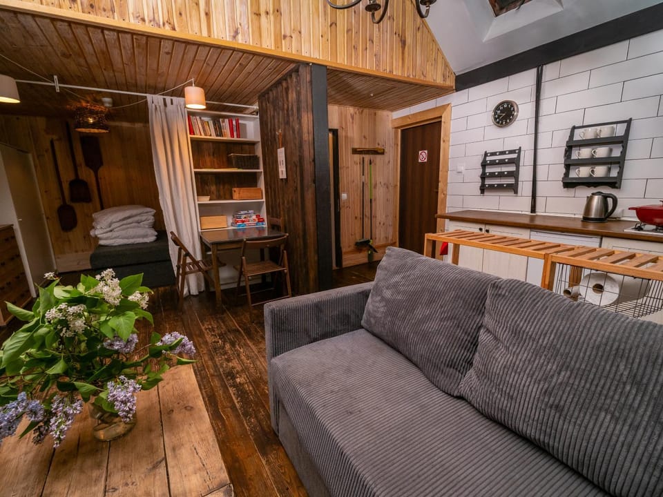 Kitchen or kitchenette, Living room