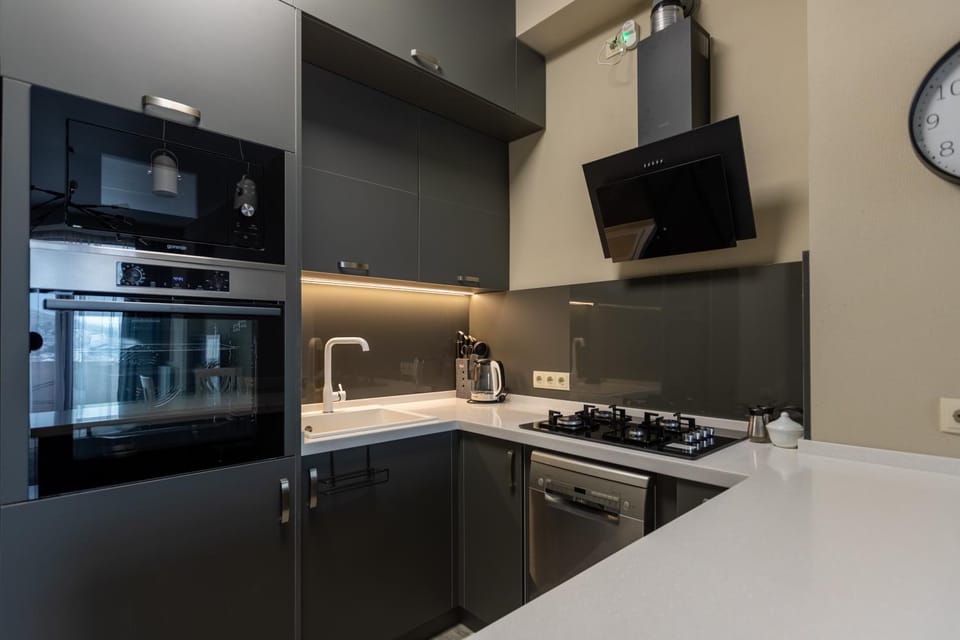 dishwasher, oven, stove