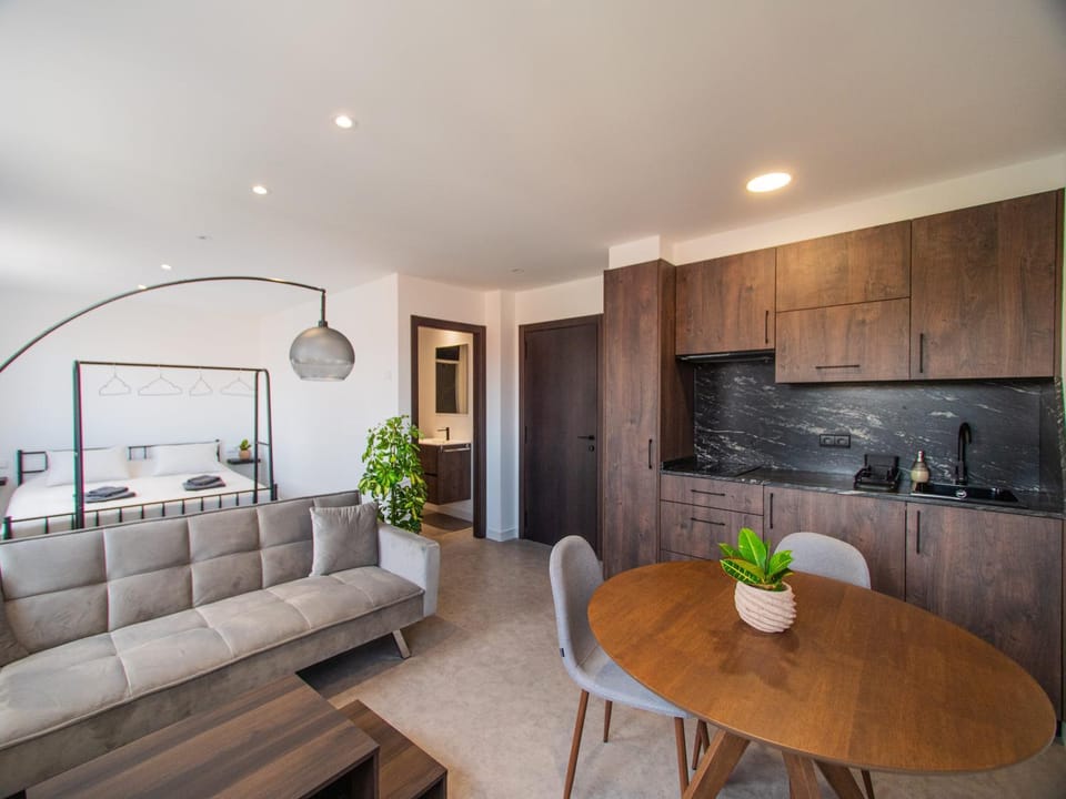 TV and multimedia, Kitchen or kitchenette, Living room, Seating area, Dining area, Bedroom, minibar