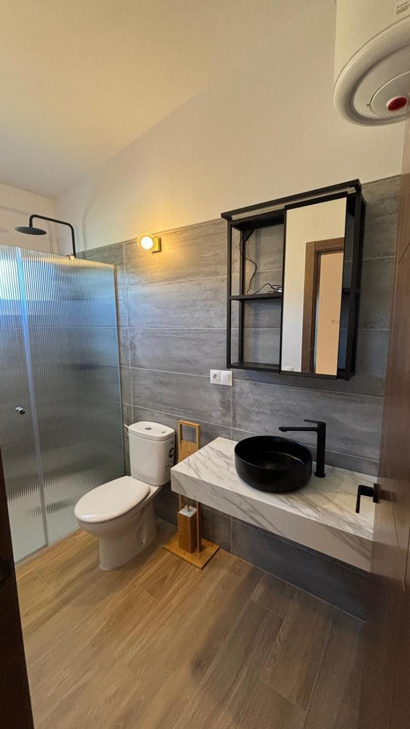 Shower, Toilet, Bathroom, towels