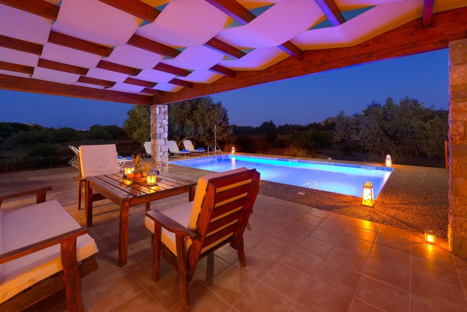 Night, Swimming pool