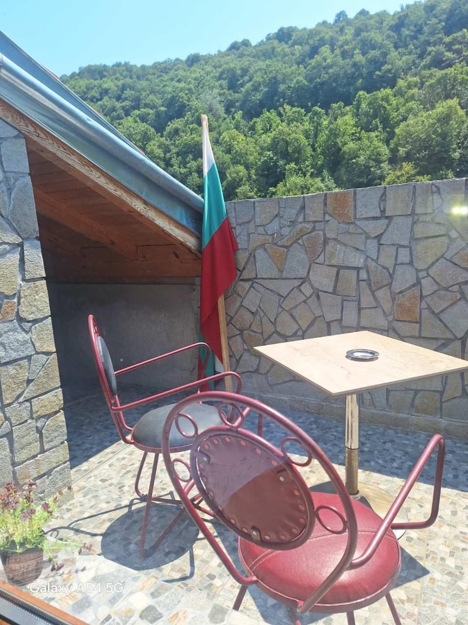 Patio, Day, Natural landscape, Mountain view