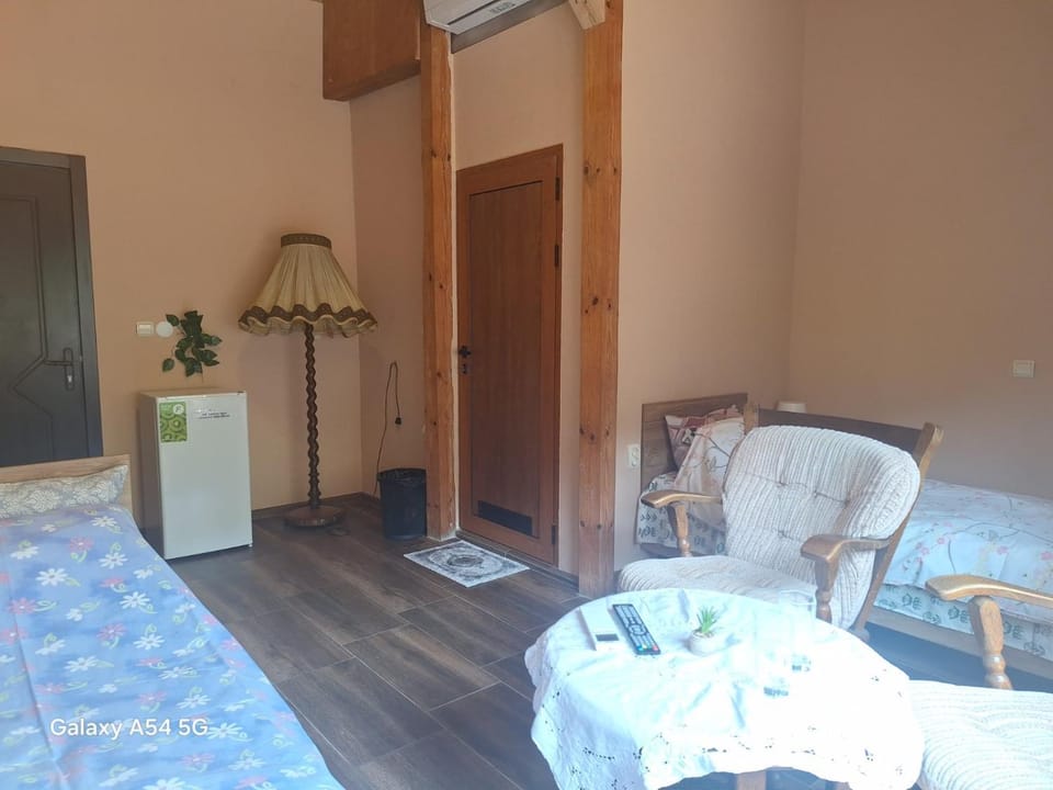 Bed, Living room, Photo of the whole room, Bedroom, air conditioner
