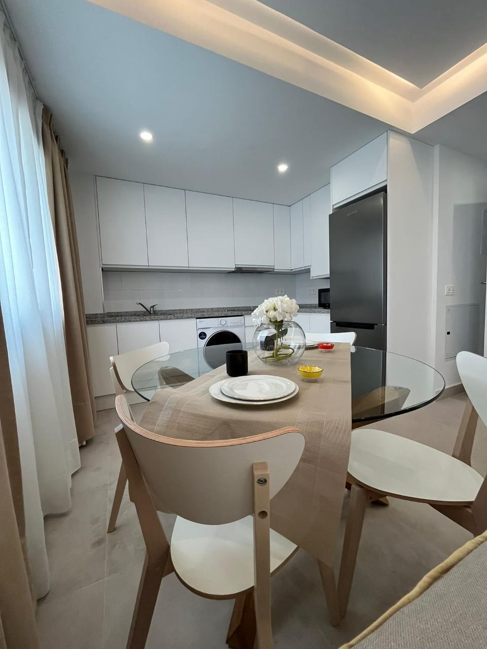 Kitchen or kitchenette, Living room