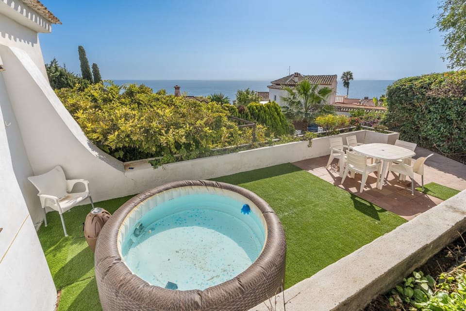 Property building, Living room, Swimming pool