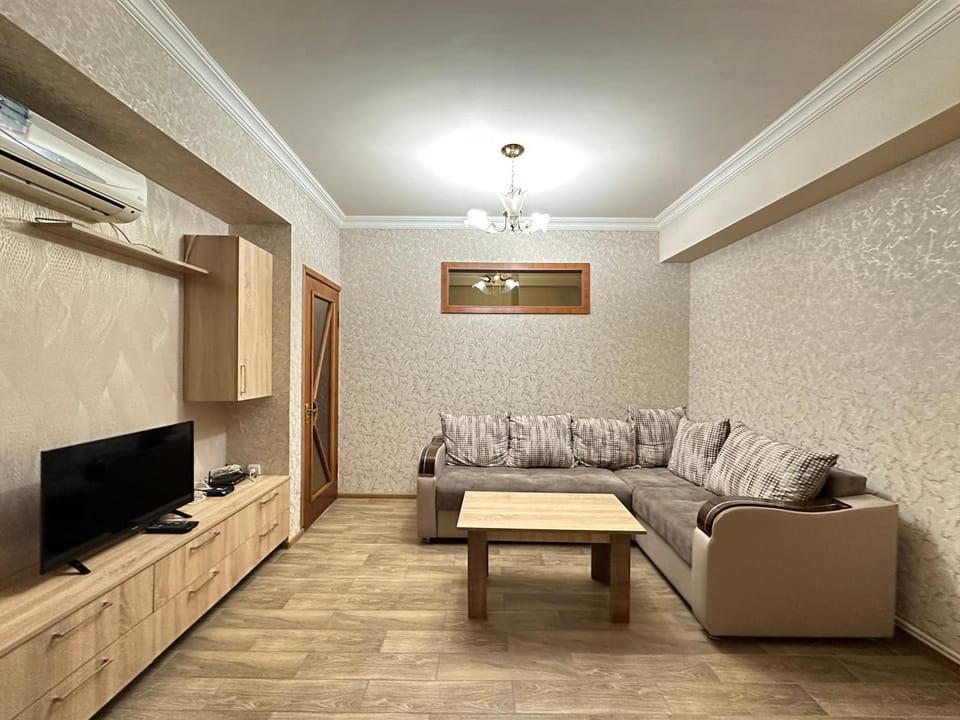 Communal lounge/ TV room, TV and multimedia, Living room, Seating area, air conditioner
