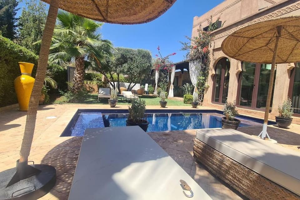 Garden, Swimming pool, sunbed