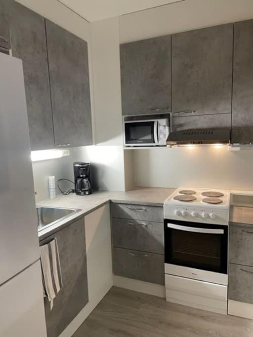 Saunallinen yksiö järvinäköalalla keskustassa Apartment in Finland