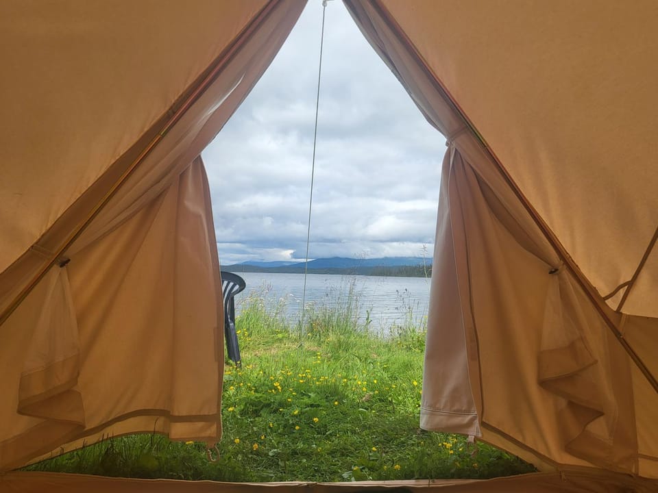 Telt 2 Luxury tent in Nordland, Norway