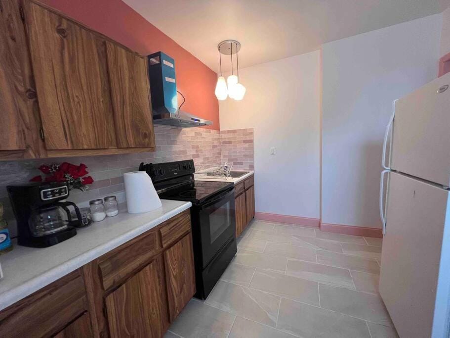 The Pink house walking distance to the Falls Apartment in Niagara Falls