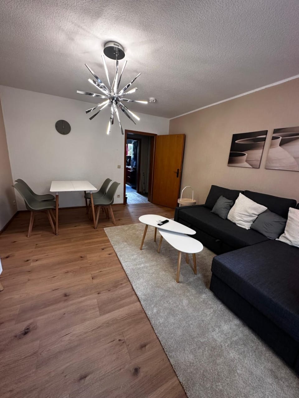 Living room, Seating area, Dining area