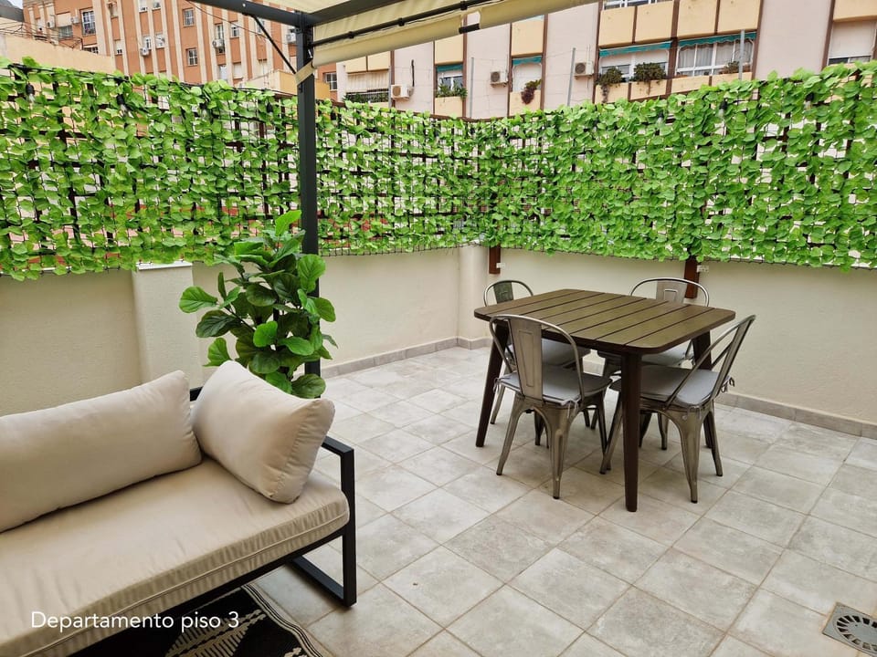 Patio, Day, Balcony/Terrace, Seating area, Dining area