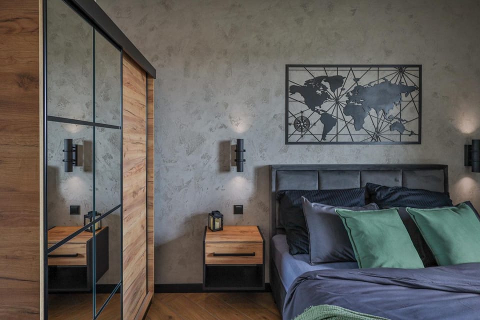 Bed, Bedroom, wardrobe