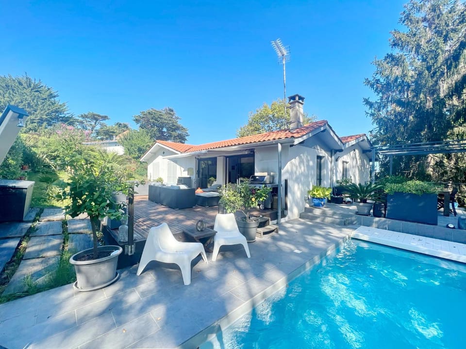 Bidart Biarritz Ilbaritz Plage Piscine Villa in Biarritz