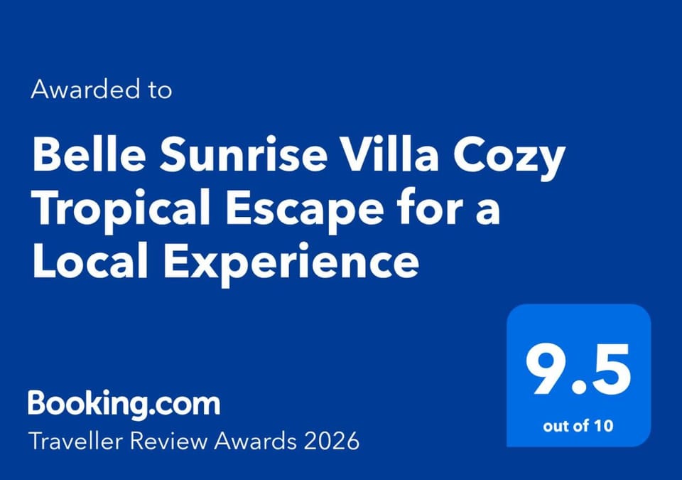 Belle Sunrise Villa Cozy Tropical Escape for a Local Experience Apartment in Caribbean
