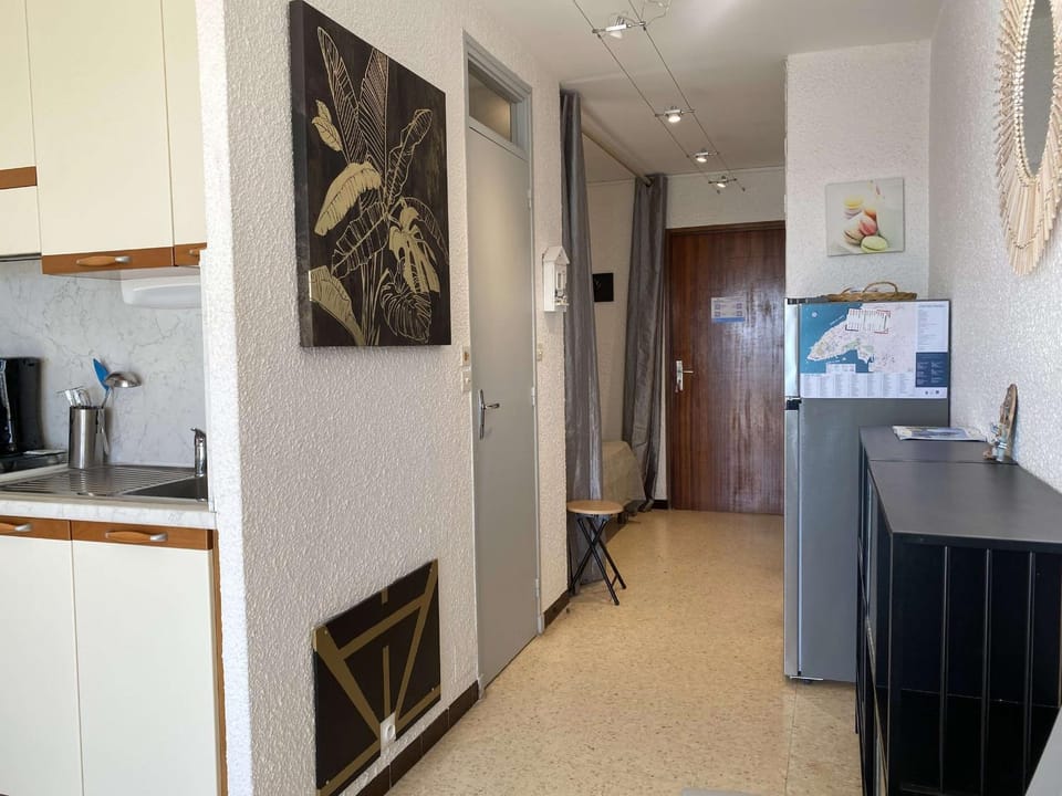 Beau T1 climatisé avec cuisine équipée et balcon - Balaruc-les-Bains - FR-1-553-265 Apartment in Balaruc-les-Bains