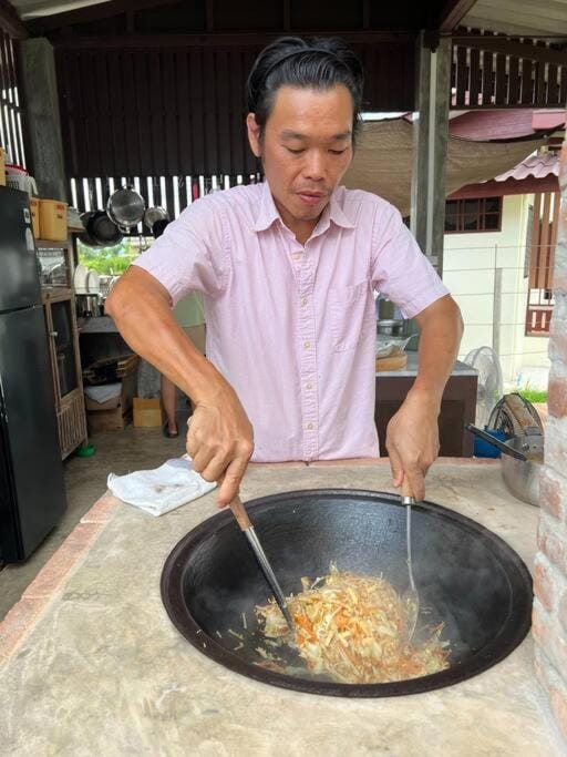 Naam and Nork Vegetarian Farmstay House in Thailand