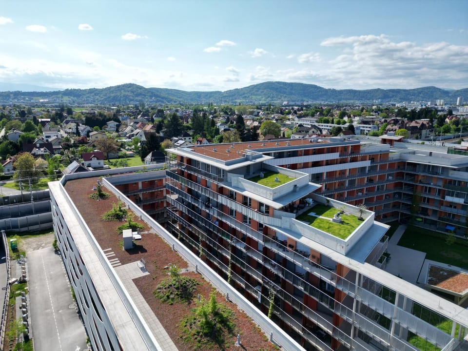 Property building, City view, Mountain view
