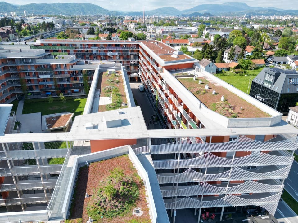 Property building, City view, Mountain view