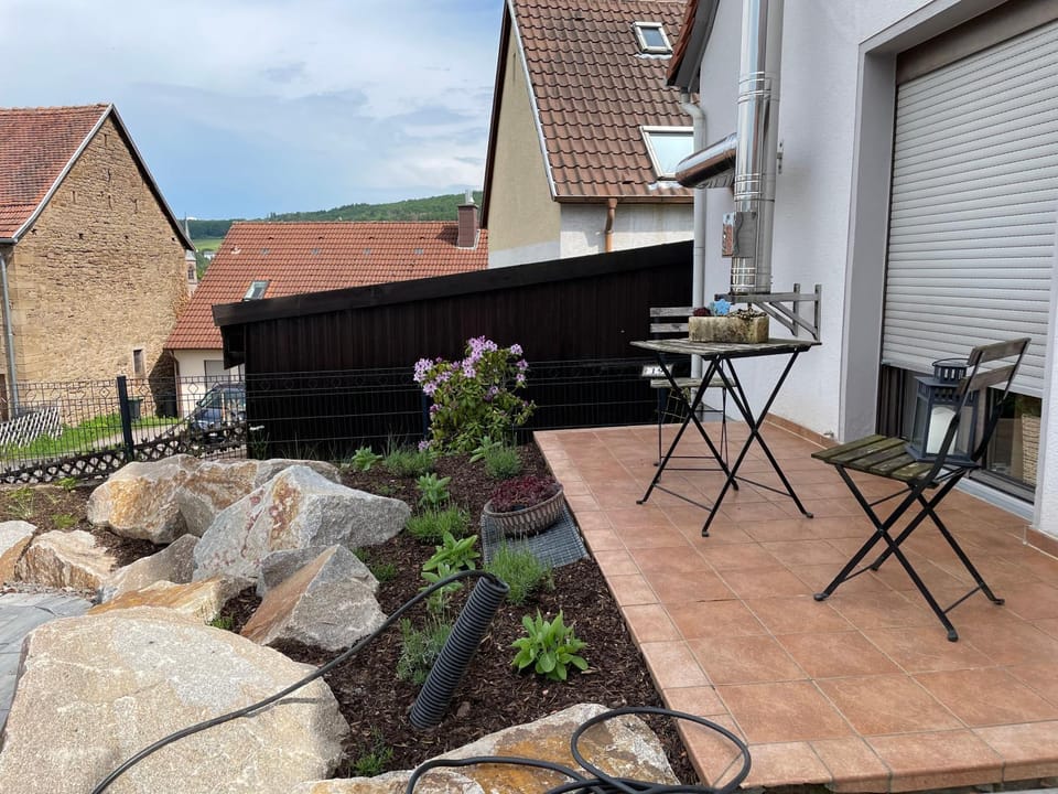 Property building, Patio