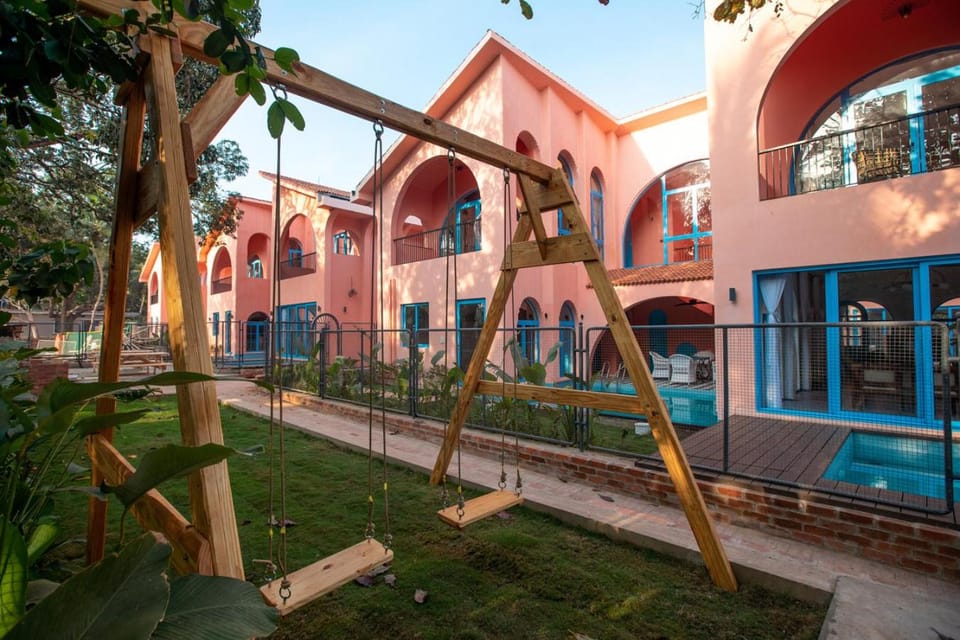 Property building, Garden, Garden view