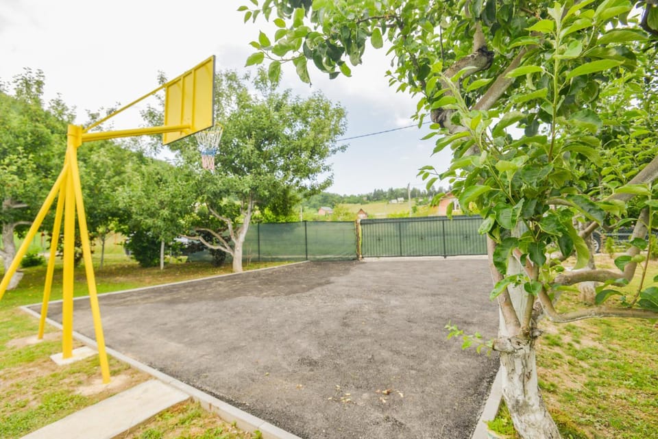 Spring, Day, Natural landscape, Children play ground, Squash, Tennis court