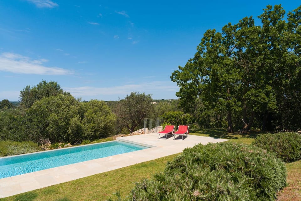 Property building, Living room, Swimming pool