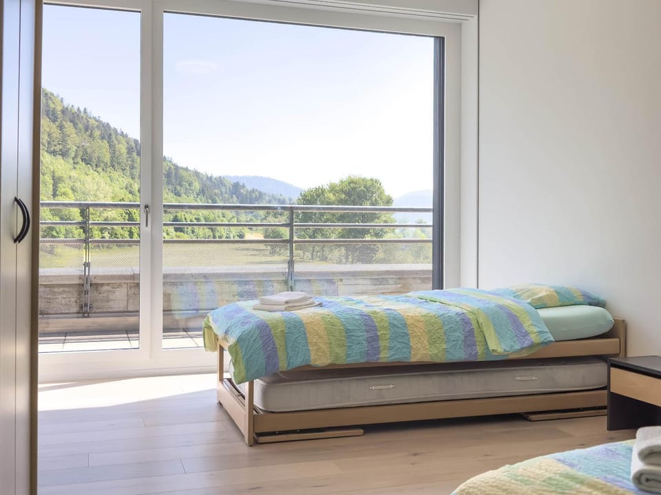 Bed, View (from property/room), Balcony/Terrace, Photo of the whole room, Bedroom