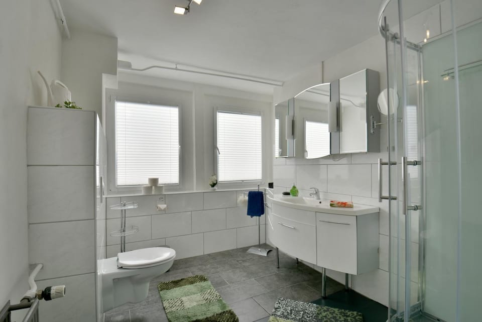 Shower, Toilet, Bathroom, towels