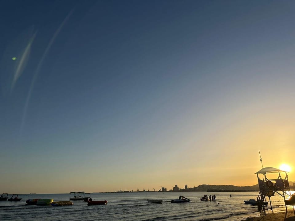 Day, Natural landscape, Sea view, Sunset