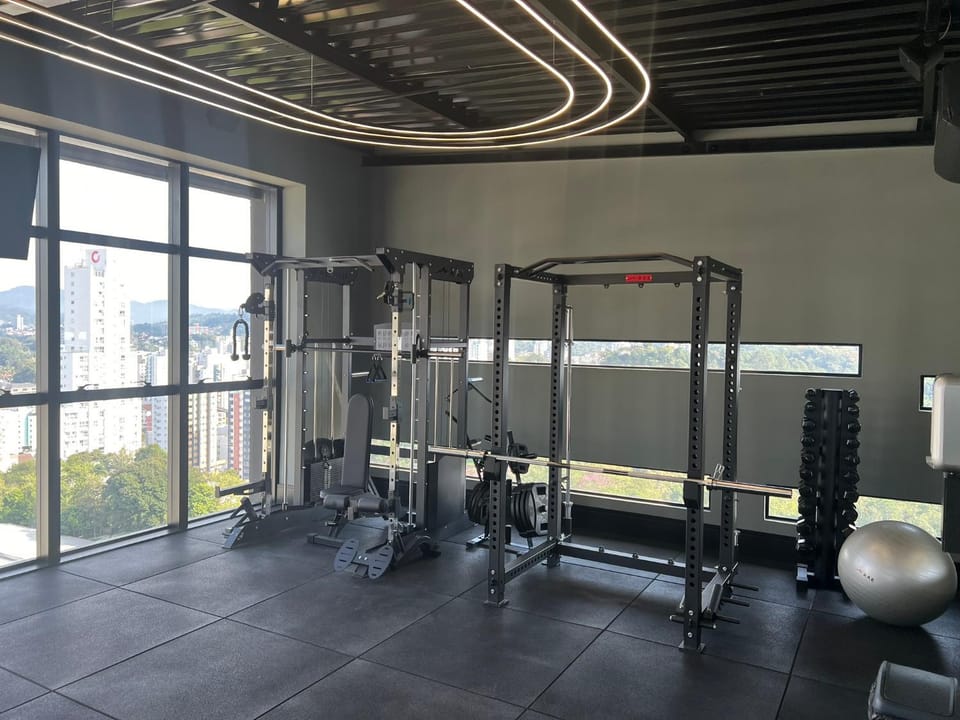 Loft de Luxo "Novo" no Coração de Blumenau a 10min a Pé da Vila Germânica Apartment in Blumenau
