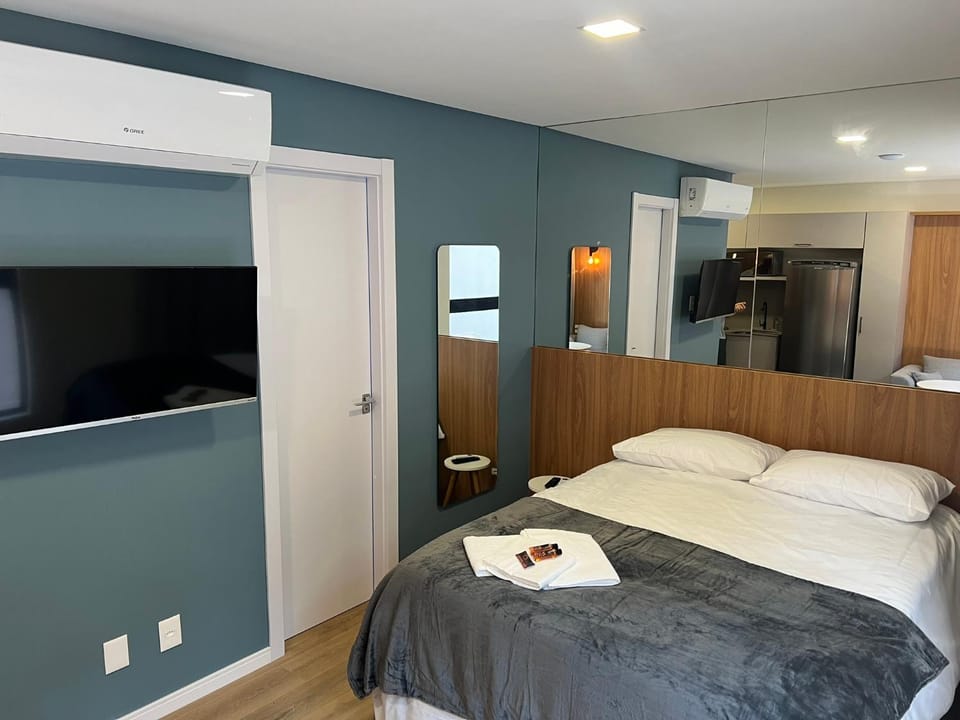 Loft de Luxo "Novo" no Coração de Blumenau a 10min a Pé da Vila Germânica Apartment in Blumenau