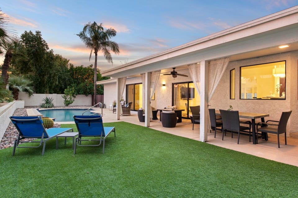 Perfectly Located Spacious Home with Heated Pool House in Scottsdale