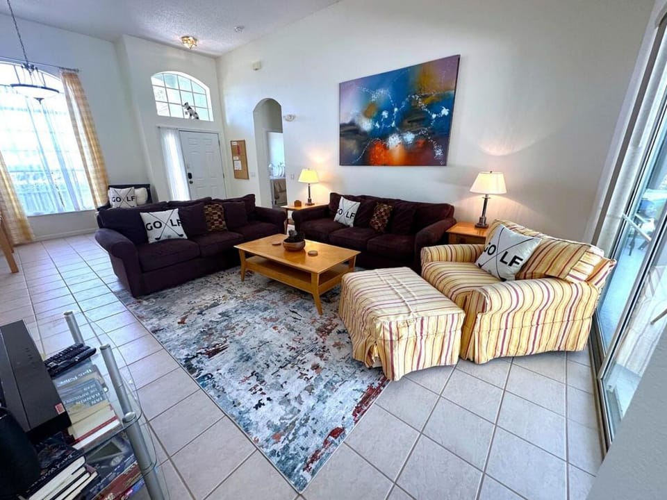 Private Large Pool Villa Southern Dunes Golf Course Views House in Haines City
