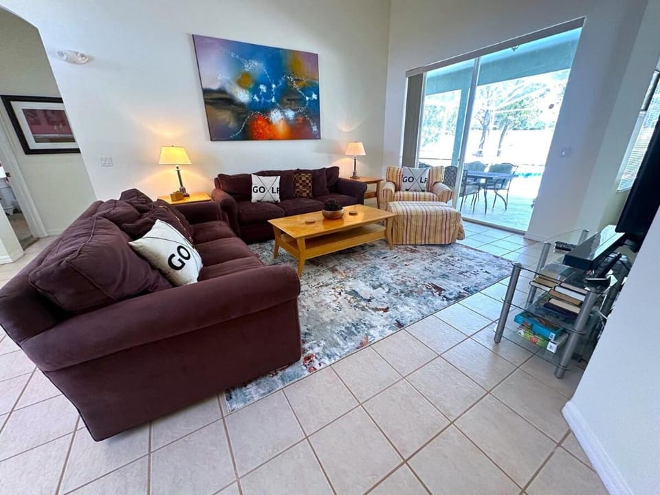 Private Large Pool Villa Southern Dunes Golf Course Views House in Haines City