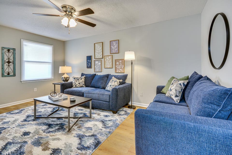 High Point Townhome w/ Patio, 1 Mi to Main Street! House in High Point
