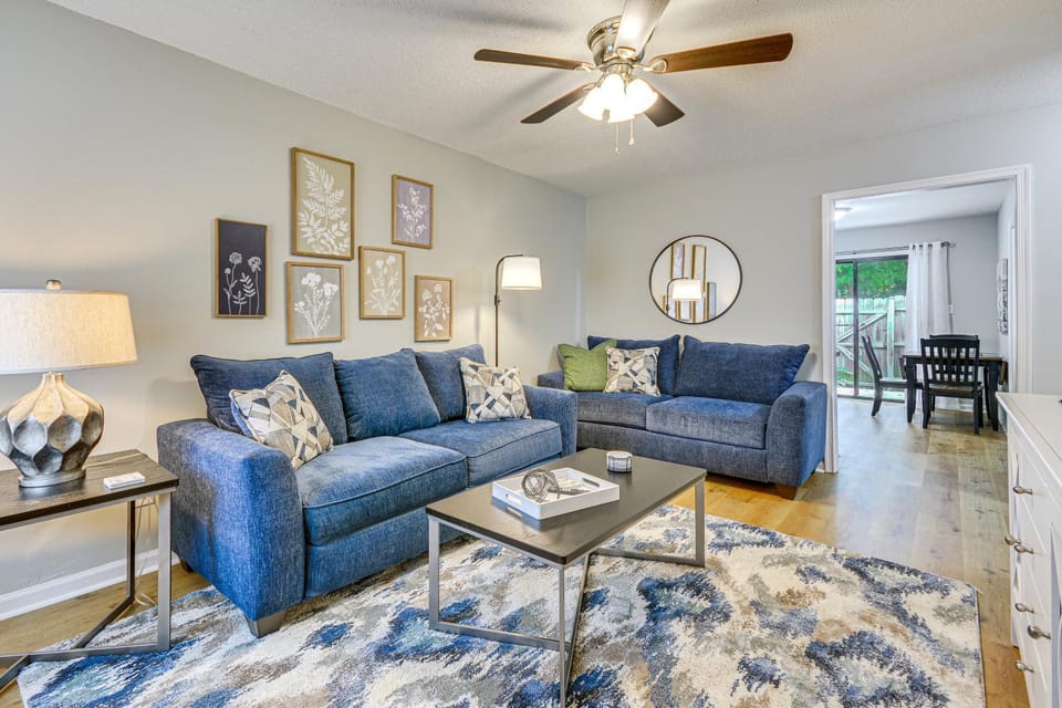 High Point Townhome w/ Patio, 1 Mi to Main Street! House in High Point
