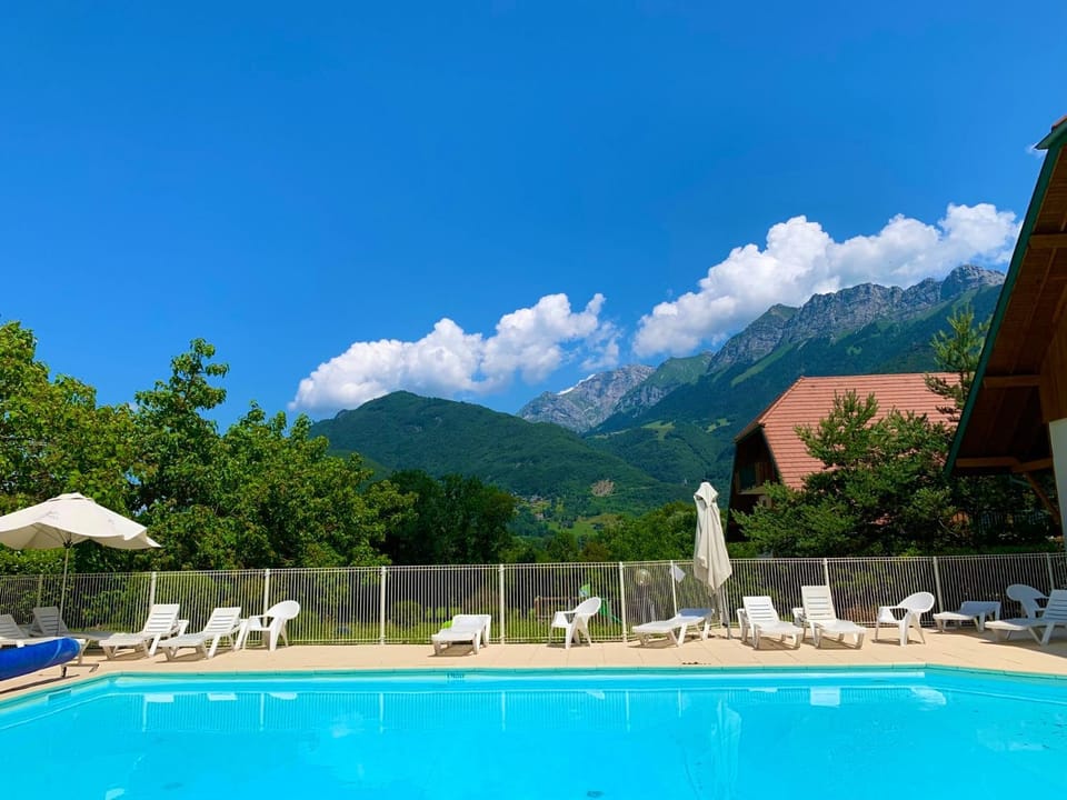 Day, Natural landscape, Summer, Mountain view, Pool view, Swimming pool, Swimming pool, sunbed