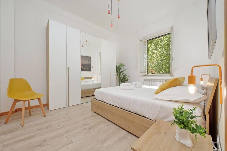 Bed, Photo of the whole room, Bedroom, wardrobe