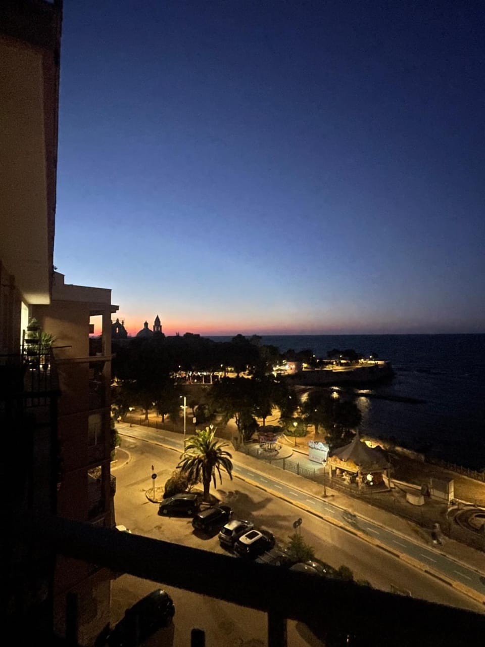 Night, Sea view
